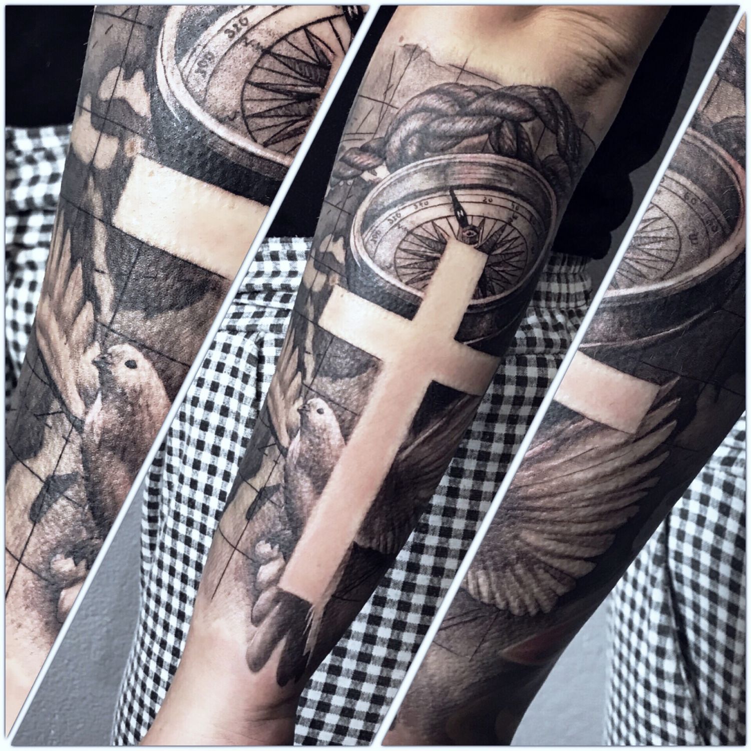 Alkar tetoválás, Fantázia tetoválás, Fekete fehér tetoválás, Madár tetoválás, Realisztikus tetoválás
