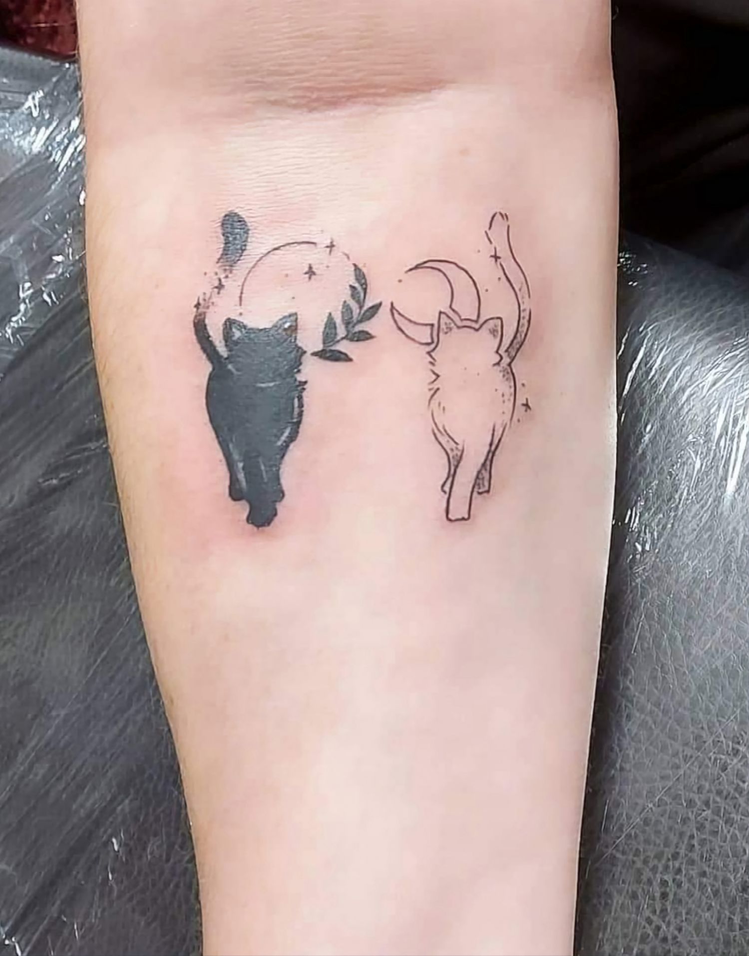 Alkar tetoválás, Állat tetoválás, Fekete fehér tetoválás