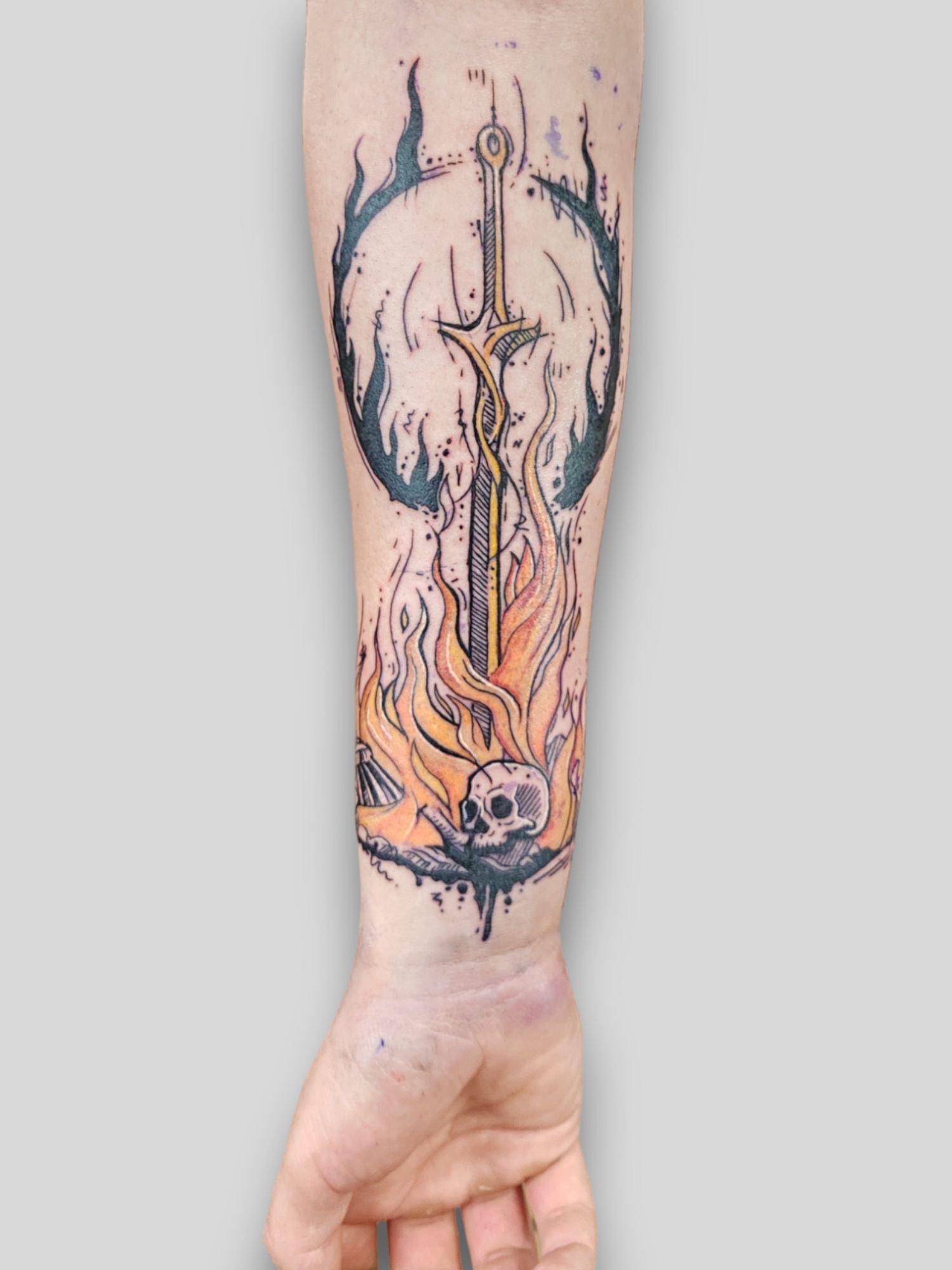 Alkar tetoválás, cartoon tetoválás, Fantázia tetoválás, Színes tetoválás, Tetoválás minta