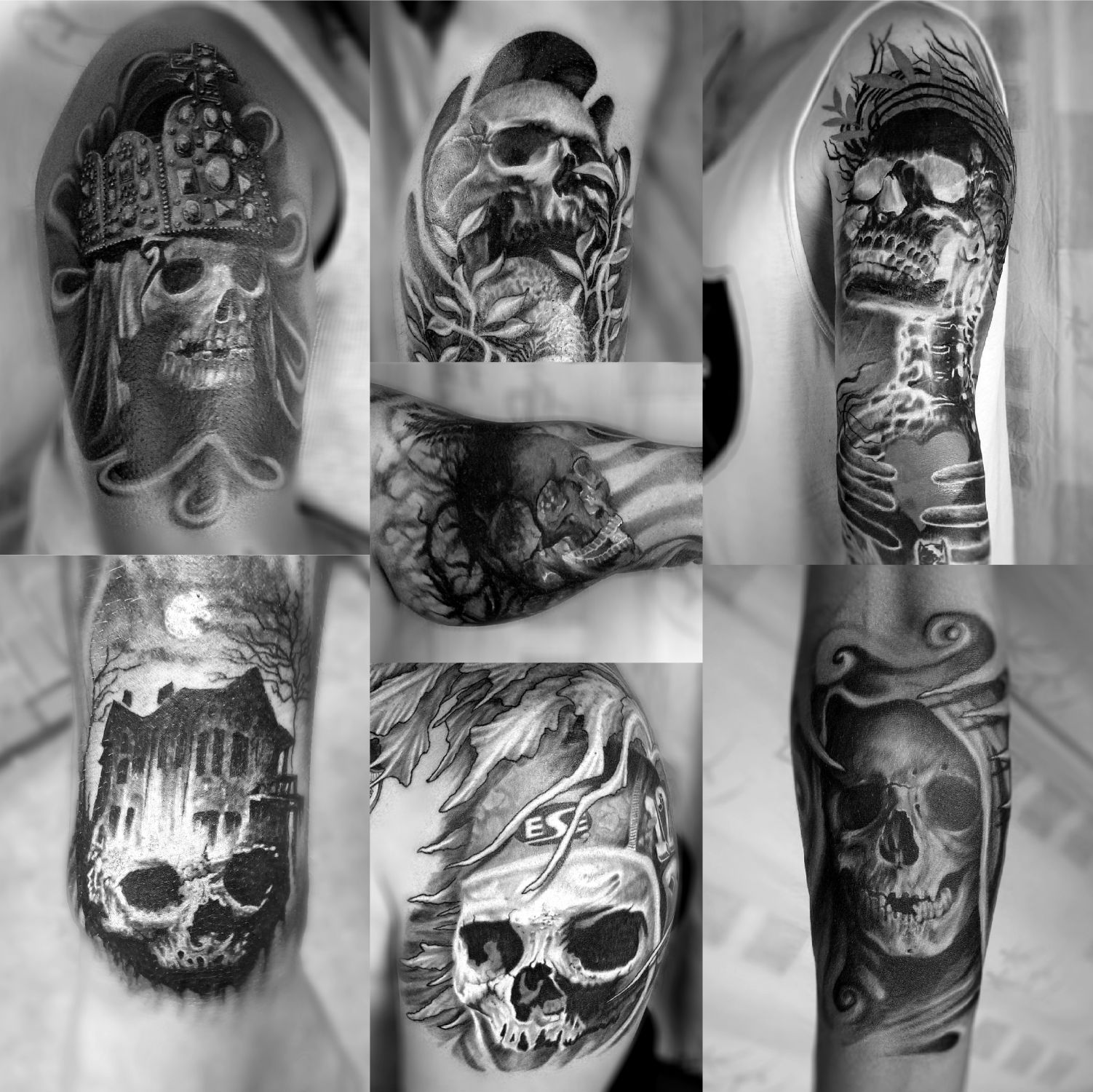 Alkar tetoválás, Csukló tetoválás, Fekete fehér tetoválás, Felkar tetoválás