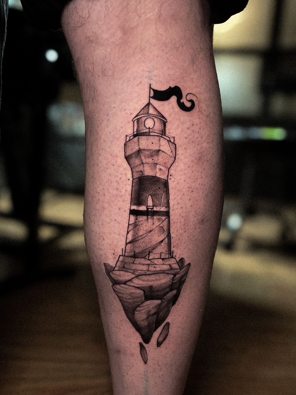 Fantázia tetoválás, Fekete fehér tetoválás, Szimbólumok, Vádli tetoválás