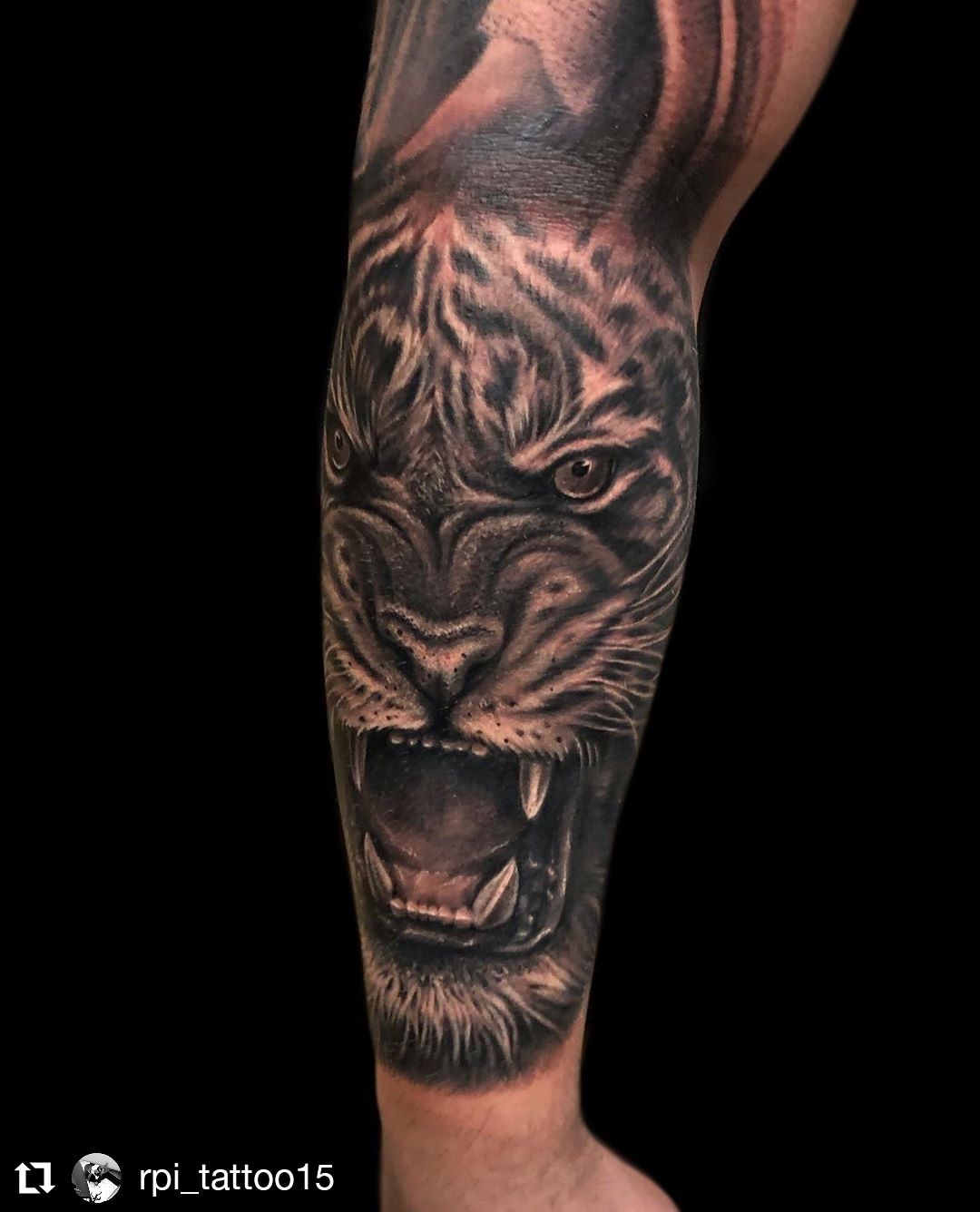 Alkar tetoválás, Állat tetoválás, Fekete fehér tetoválás, Portré tetoválás, Realisztikus tetoválás