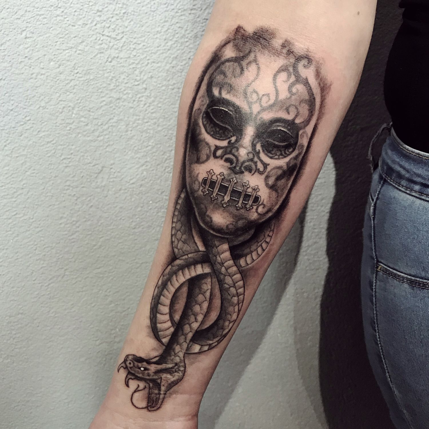 Alkar tetoválás, Állat tetoválás, Fantázia tetoválás, Fekete fehér tetoválás