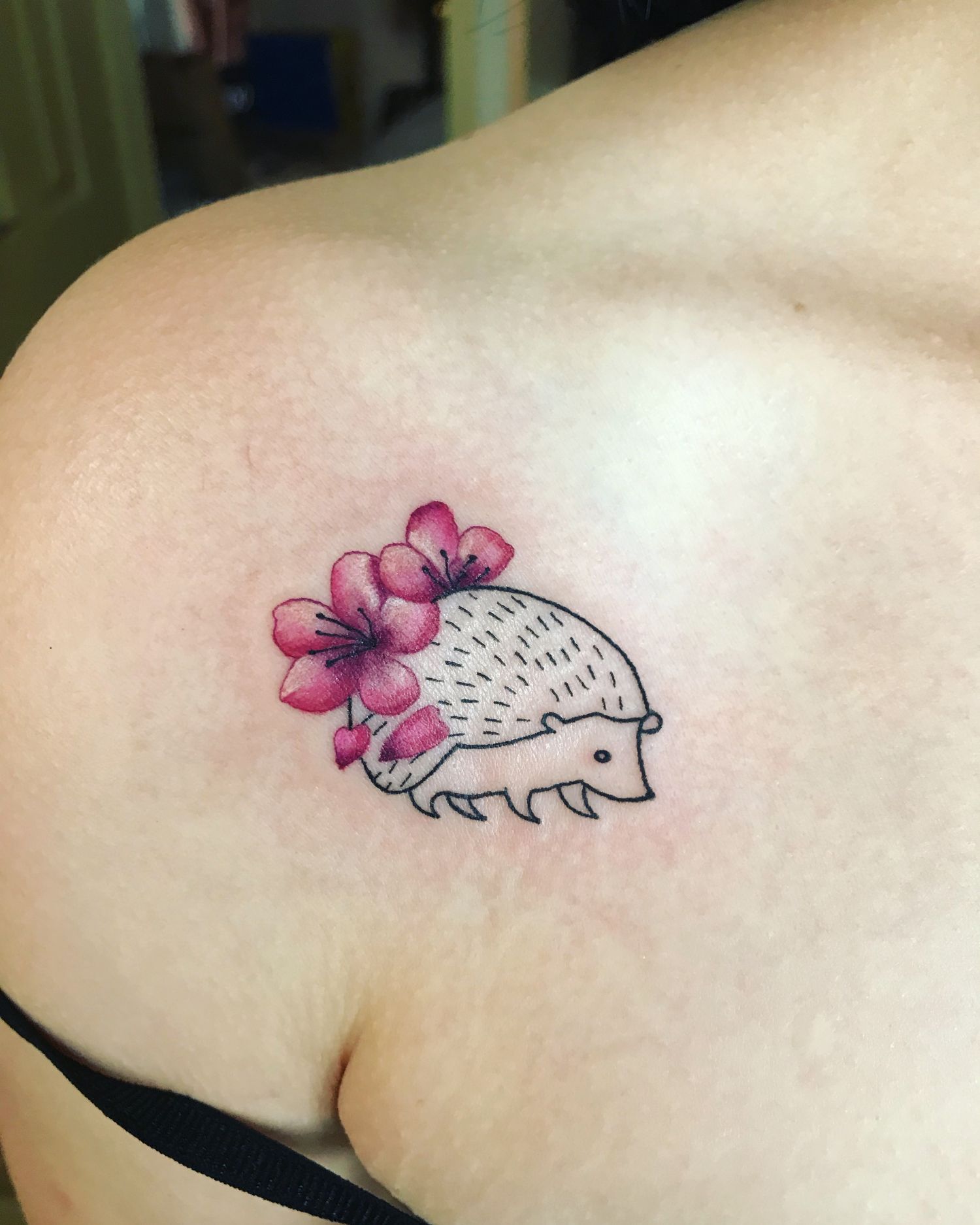 Állat tetoválás, Színes tetoválás, Váll tetoválás