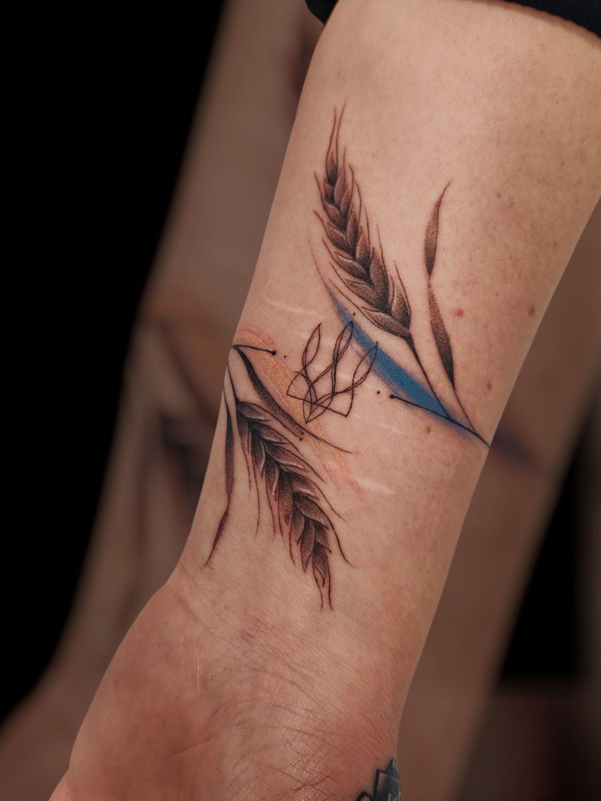 Alkar tetoválás, Csukló tetoválás, Fantázia tetoválás, Fekete fehér tetoválás